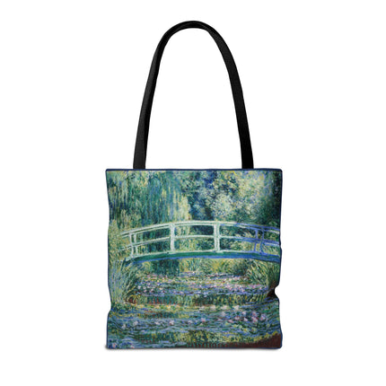 Water Lilies and Japanese Bridge by Claude Monet Tote Bag (AOP)
