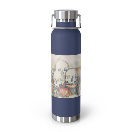 The Three Skulls by Paul Cézanne Copper Vacuum Insulated Bottle, 22oz
