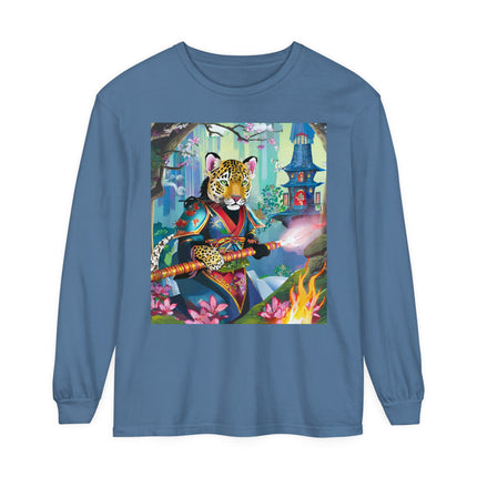 Cyberpunk Leopard Long Sleeve T-Shirt