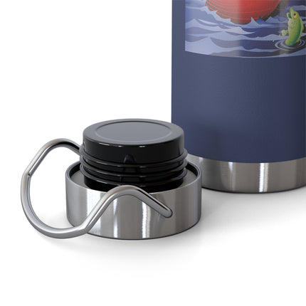 Embarking on a Moonlit Journey Copper Vacuum Insulated Bottle, 22oz