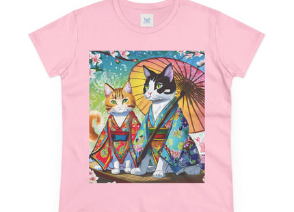 Kimono Kitties Cotton Tee