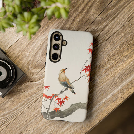 Japanese Bird on Maple by Ohara Koson Phone Cases