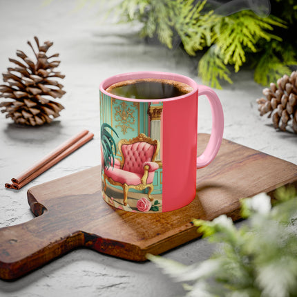 The Salon Rooster Colorful Mugs (11oz, 15oz)