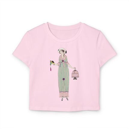 Illustrated Elegance – Parisian Fashion Tee
