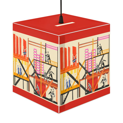Maquettes de Théatre 4 by Alexandra Exter Light Cube Lamp
