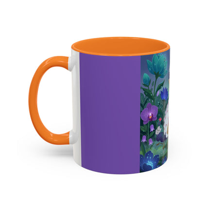 The Ladies Of The Moonlit Garden Colorful Mugs – Art Deco Floral Elegance
