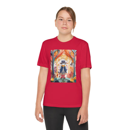 Cat in Boots in the Enchanted Forest Youth Competitor Tee