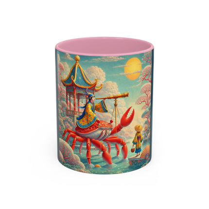 The Celestial Crab Navigator Colorful Mugs (11oz, 15oz)