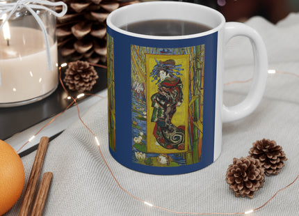 Courtesan (after Eisen) by Vincent Van Gogh Ceramic Mug 11oz