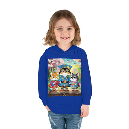 Fluffy Explorers Toddler Pullover Fleece Hoodie