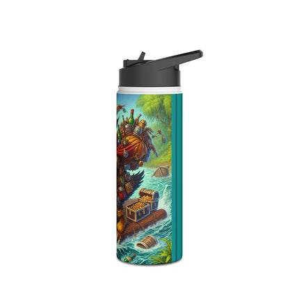The Daring Drake Stainless Steel Water Bottle, Standard Lid