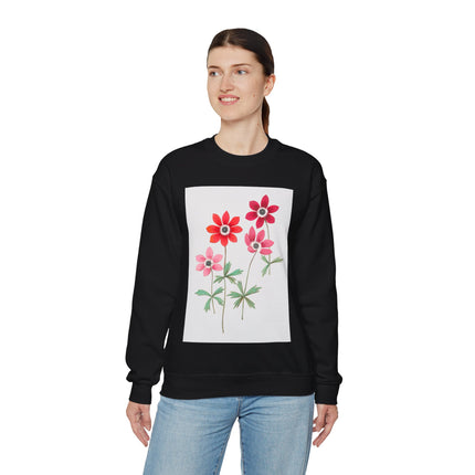 Anemoon, Anemone by Anselmus Boëtius de Boodt Heavy Blend™ Crewneck Sweatshirt