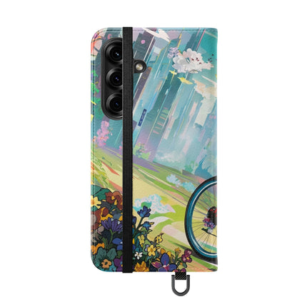 🐸🚵 Cyberpunk Frog Flip Case – High-Tech Adventure & Neon Velocity
