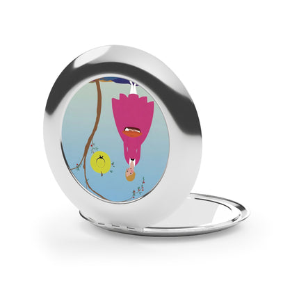 Apple Pie Day Compact Mirror – Whimsical Storybook Charm & Gentle Innocence
