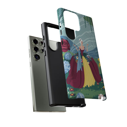 🌹🌿 The Willow Garden Promenade Phone Case – Art Deco Floral Elegance