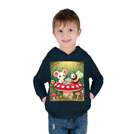 Tea Time Friends Toddler Pullover Fleece Hoodie