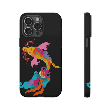 Golden Koi Phone Case – Lucky Swim & Vibrant Fortune