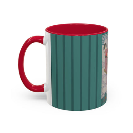 La balançoire by Georges Lepape Colorful Mugs (11oz, 15oz)