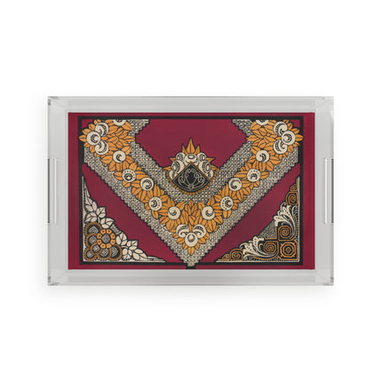 La décoration moderne dans le textile Pl. 12 by Gaston Charlet Acrylic Serving Tray