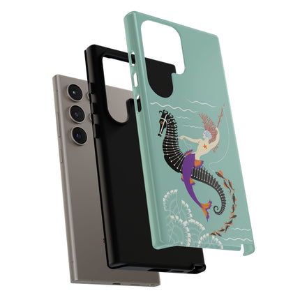 Mermaid on Seahorse Phone Case – Mythic Ocean Grace