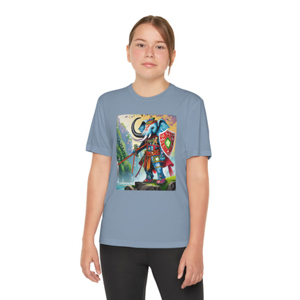 Cyberpunk Elephant Youth Competitor Tee