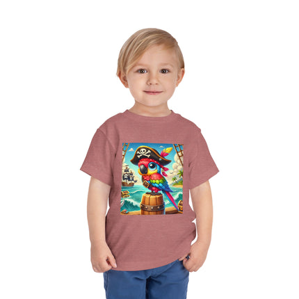 Captain Parrot and the Treasure Seas Toddler Short Sleeve Tee