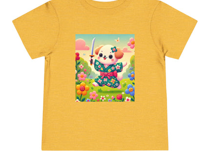 Blossom Pup’s Joyful Journey Toddler Short Sleeve Tee