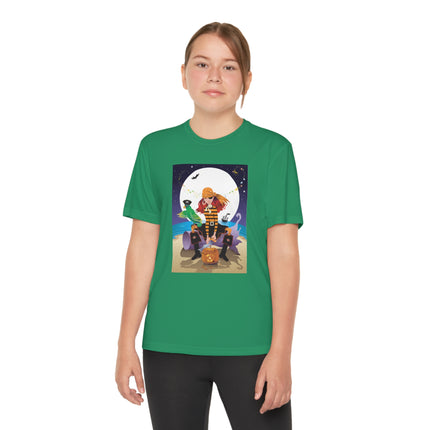Moonlit Pirate Halloween Youth Competitor Tee