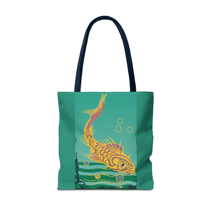 Golden Serenity Tote Bag (AOP)