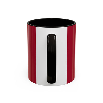 Butterfly Empress of the Crimson Pavilion Colorful Mug (11oz, 15oz) – Art Deco Beauty, Butterfly Elegance & Ornamental Style