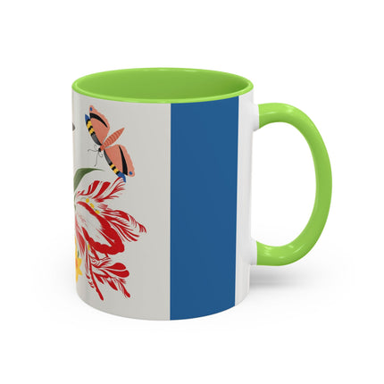 Woodpecker & Tulip Colorful Mugs – Vibrant Spring & Bold Beauty