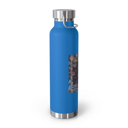 Rank Badge with Mandarin Duck Copper Vacuum Insulated Bottle, 22oz