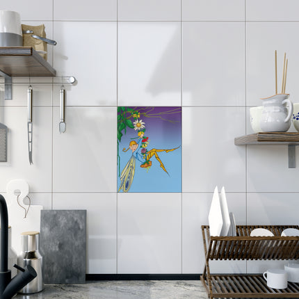 A Fairy's Delight Ceramic Tile
