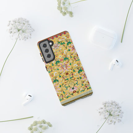 Yellow Botanical Pattern by Owen Jones Phone Cases
