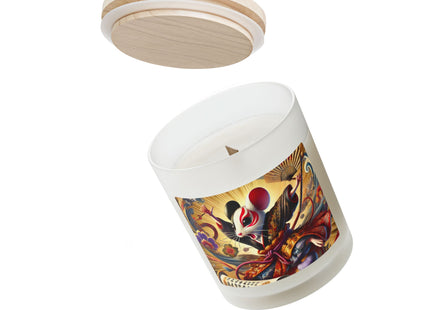 Theatrical Mouse on a Mission Frosted Glass Candle, 11oz