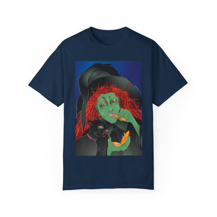Mirror, Mirror A Witch's Touch Unisex Garment-Dyed T-shirt