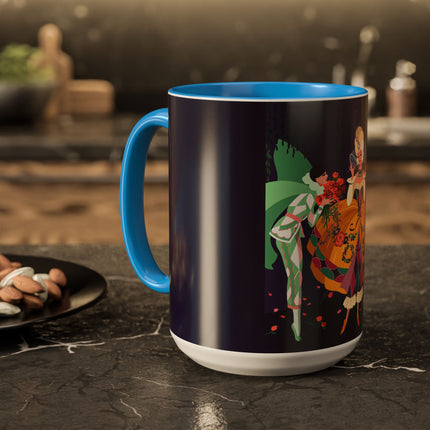 Moonlit Masquerade: The Fairy Queen's Ball Colorful Mug (11oz, 15oz) – Fairy Tale Elegance, Fantasy Charm & Enchanted Style