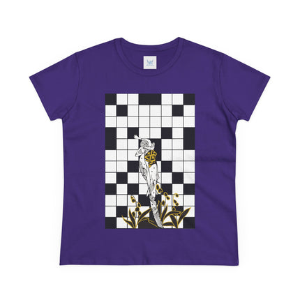 The Crossword Women's Midweight Cotton Tee