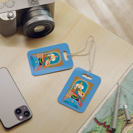 April & Diamond (from the Gem Series) by Sofia Chiostri Luggage Tags