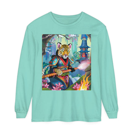 Cyberpunk Leopard Long Sleeve T-Shirt