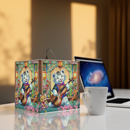 Melodies of the Snow Lion Cub Light Cube Lamp