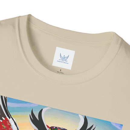 Cyberpunk Samurai Owl Softstyle T-Shirt