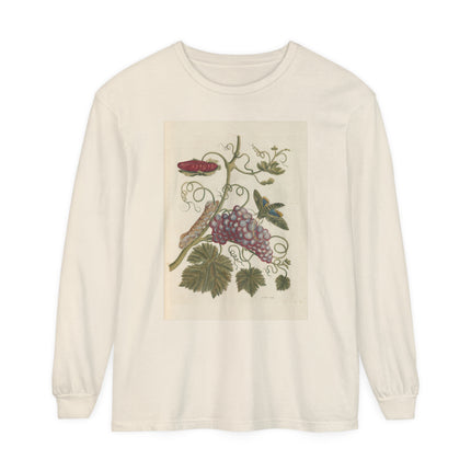 Botanical Pl.49 by Maria Sibylla Garment-dyed Long Sleeve T-Shirt