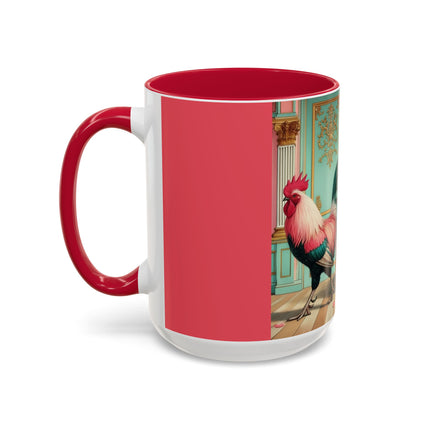 The Salon Rooster Colorful Mugs (11oz, 15oz)
