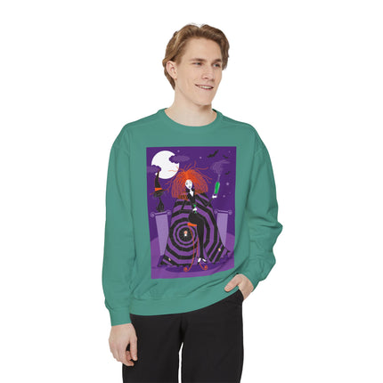 Mystic Elegance Unisex Garment-Dyed Sweatshirt
