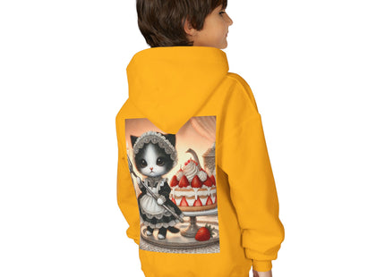 Patisserie Kitten Youth Heavy Blend Hooded Sweatshirt