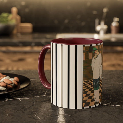 Les Hermines by Georges Lepape Colorful Mugs (11oz, 15oz)