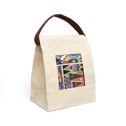 Collection decors et couleurs Pl.03 by Georges Valmiers Canvas Lunch Bag With Strap