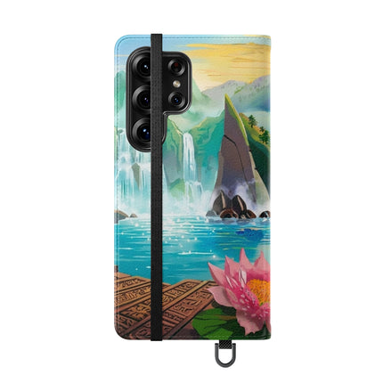 🐉💎 Wisdom's Guardian Flip Case – Dragon's Embrace & Eternal Wisdom
