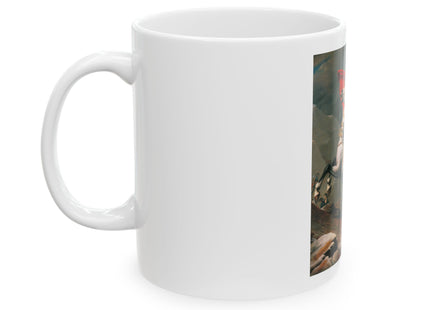 Napoleon Crossing the Alps by Jacques-Louis David Ceramic Mug (11oz, 15oz)
